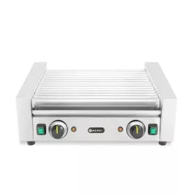 HENDI Kolbászsütő grill, 2 zónás, 14 görgős (268667)