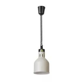 HENDI Függesztett melegentartó lámpa, henger alakú, Fehér, 250W (273821)