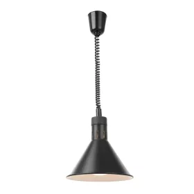 HENDI Függesztett melegentartó lámpa, kúp alakú, Fekete, 250W (273845)