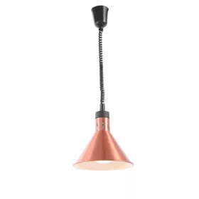 HENDI Függesztett melegentartó lámpa kúp alakú, Rézvörös, 250W (273876)