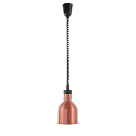 HENDI Függesztett melegentartó lámpa henger alakú, Rézvörös, 250W (273890)