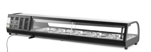 Arktic Sushi Hűtővitrin - 1800 mm, 5x GN 1/2 - Pultra helyezhető (274040)