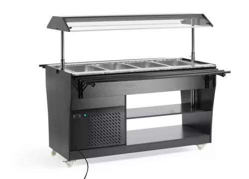 Arktic Salátás svédasztal - 4x GN 1/1, 170W - Hűtött (274057)