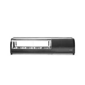   Arktic Sushi Hűtővitrin - 4x GN 1/3 edénnyel - Fekete (274071)