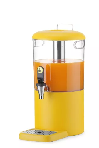 Gyümölcslé-adagoló, 4 l UNIQ, HENDI, designed by Robert Bronwasser, 4L, Citromsárga, 315x211x(H)431mm