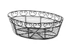 HENDI Drótkosár deco ovális - 255x160x80 mm - Tálaláshoz (425879)