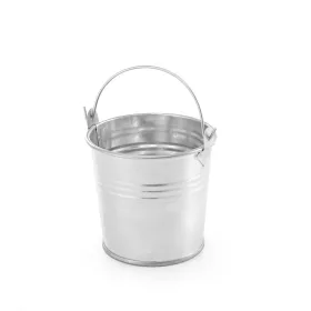   HENDI Mini Szervírozó Vödör - Ø100x90mm, Galvanizált Acél - Fogóval (425916)