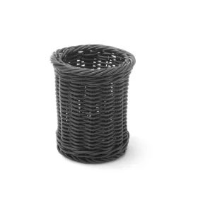 Evőeszköz kosár, HENDI, Fekete, ⌀100x(H)120mm