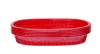 HENDI Tálaló kosár fast food stílusban - 275x175x38 mm, Piros, 6 db-os szett (426319)