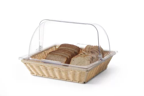 Kosár rolltop fedővel, HENDI, Kosár + Fedő, GN 2/3, 365x335x(H)245mm
