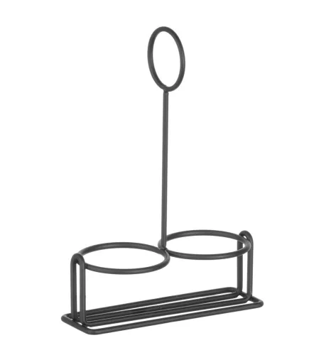 Hendi Fűszertartó Állvány - 135x65x200 mm - Fekete (427170)