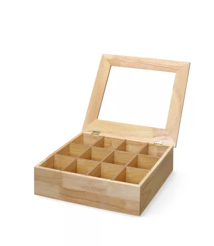 Hendi Tea doboz - 12 rekeszes, 300x280x90mm (456514)
