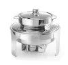 Leveses Chafing edény tükör fényezéssel, HENDI, Profi Termékcsalád, 10L, ⌀420x(H)380mm