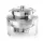 Leveses Chafing edény tükör fényezéssel, HENDI, Profi Termékcsalád, 10L, ⌀420x(H)380mm