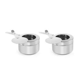   Ételmelegentartó edény tüzelőanyag-tartályának tartója – 2 db, HENDI, 2 db., ⌀90x(H)60mm