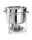 Leveses Chafing edény, HENDI, Kitchen Termékcsalád, 8L, ⌀370x(H)325mm