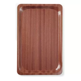 AmerBox Csúszásmentes Laminált Tálca - GN 1/1, Mahagóni - 325x530mm (507216)