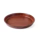 AmerBox Felszolgáló tálca „Wood form” - Mahagóni, ø420 mm - Csúszásmentes (507773)