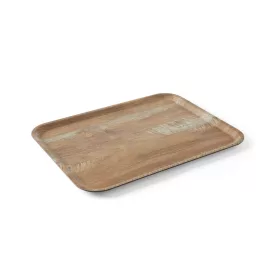   AmerBox Melamin felszolgáló tálca - 370x530mm, Fa mintázattal - GN 1/1 (508947)