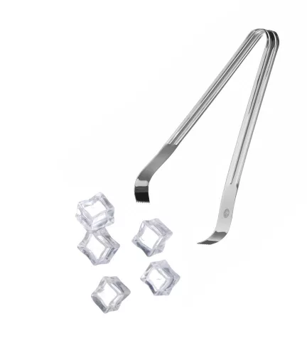 Jégkocka csipesz, BarUp, Ezüst, (L)180mm