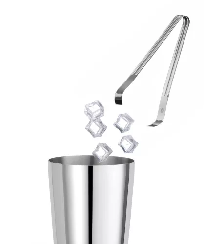 Jégkocka csipesz, BarUp, Ezüst, (L)180mm