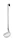Merőkanál csepegésmentes, HENDI, Profi Termékcsalád, 0,12L, ⌀80x400mm