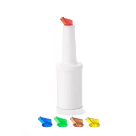   Tároló- és kiöntő palack, BarUp, 0,8L, Fehér, ⌀90x(H)300mm