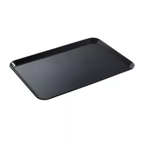 HENDI Vitrintálca - 350x240x17mm - Fekete melamin (569207)