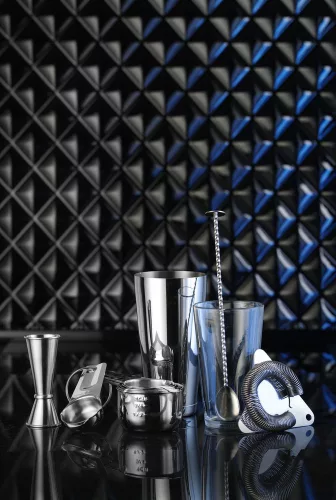 Keverőkanál zúzófejjel, BarUp, 280x35mm