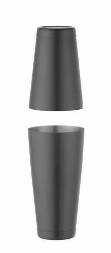 BarUp Tin-on-Tin Boston shaker - 0,8L, Fekete (596418)