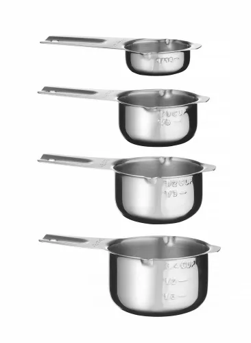 Mérőpohár - 4 db-os készlet, HENDI, 135x80x(H)45mm