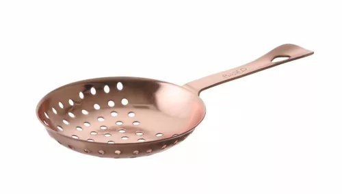 Koktélszűrő, BarUp, Rézvörös, 160x75mm