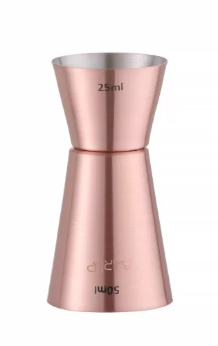 Jigger 25/50 ml, BarUp, Rézvörös, ⌀42x(H)86mm