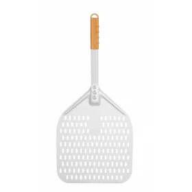 HENDI Rövid nyéllel perforált pizza lapát, szögletes 300x660mm (618073)