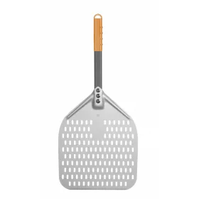 HENDI Rövid nyéllel perforált pizza lapát, szögletes 300x660 mm (618097)