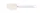 Habkenő spatula Kitchen Line, HENDI, 12L, Fehér, 257x52mm