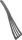 Spatula, HENDI, Fekete, 300x90mm