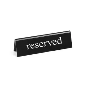   HENDI Foglalt Tábla "reserved" felirattal, 130x30x38 mm (663462)