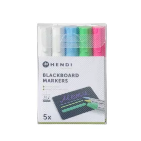   HENDI Tábla filctoll készlet - 2-6 mm, 5 db-os - Krétatáblákhoz (664216)
