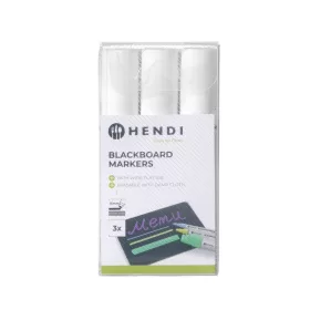 HENDI Tábla filctoll - 15 mm, 3 db, fehér (664223)