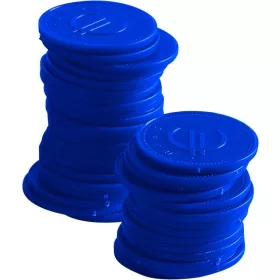 Zsetonok - 100 db, BarUp, Kék, 100 db., ⌀25mm