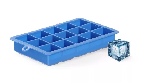 Jégkocka forma kis kocka, BarUp, Kék, 190x120x(H)35mm