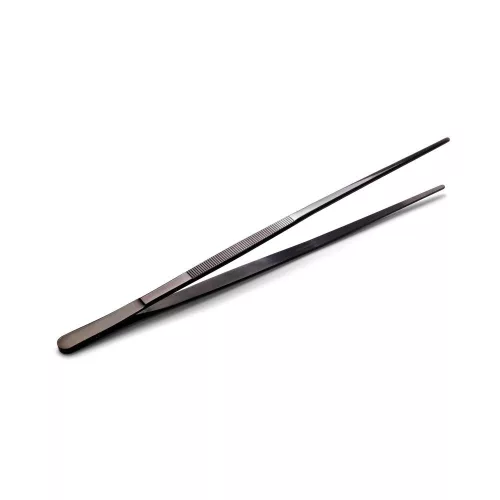 HENDI univerzalis csipesz fekete PVD bevonat 18/0 rozsdamentes acel 300 mm 680131