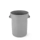 AmerBox Kerek hulladékgyűjtő konténer - 120L, ø550x690mm - Világosszürke (691038)