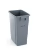 AmerBox Keskeny hulladékgyűjtő tartály - 60L, Világos szürke (691137)