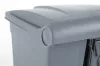 AmerBox Pedálos hulladékgyűjtő tartály - 68L, Világos szürke (691151)