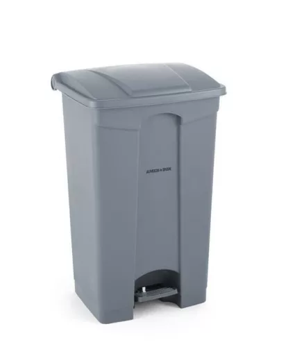 AmerBox Pedálos hulladékgyűjtő tartály - 68L, Világos szürke (691151)