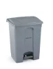 AmerBox Pedálos hulladékgyűjtő tartály - 87L, Világosszürke (691168)