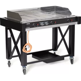 Gáz grill Atlanta, HENDI, Fekete, 13kW, 1285x770x(H)917mm