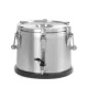 HENDI Szigetelt hordozható ételtárolóedény – csappal, , Profi Line, 15L, ⌀330x(H)280mm